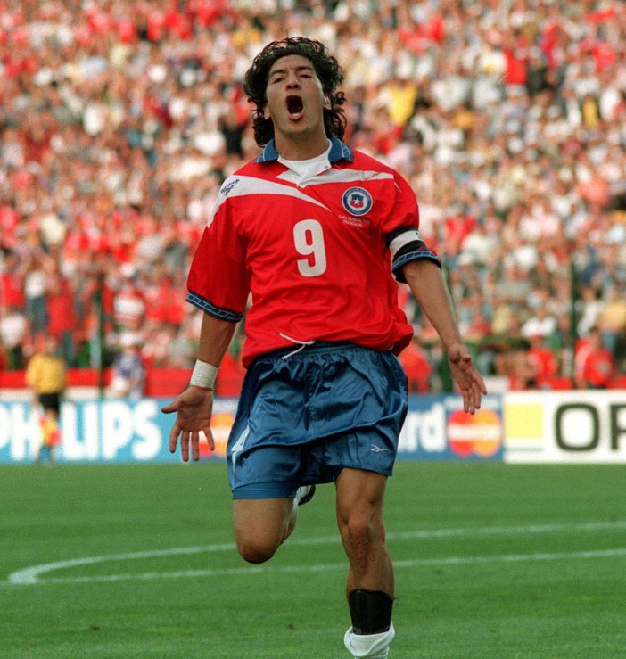 CHILE Home World Cup France 1998 - Retro - Soccer - ZAMORANO - Small (RunSmall) thumbnail 6