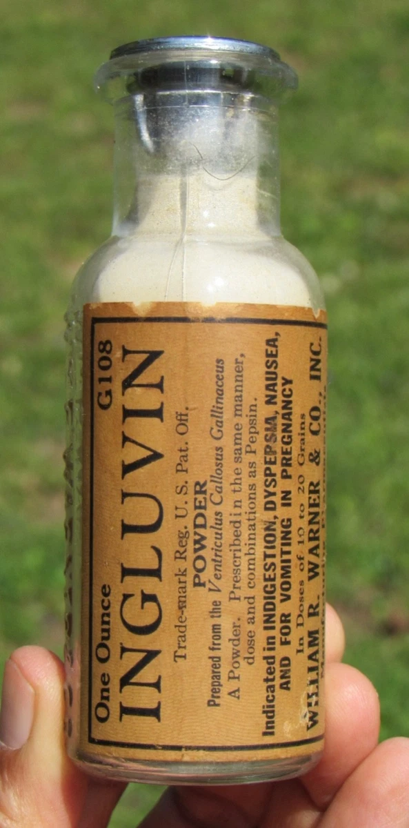 Medicine Bottle Label In Collectible Medicine Bottles 1900-Now for