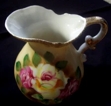 Vintage Norleans Pitcher Hand Painted Made In Japan 5.5” Tall
