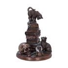 Nemesis Now Feline Scholars Bronze Cat Ornament