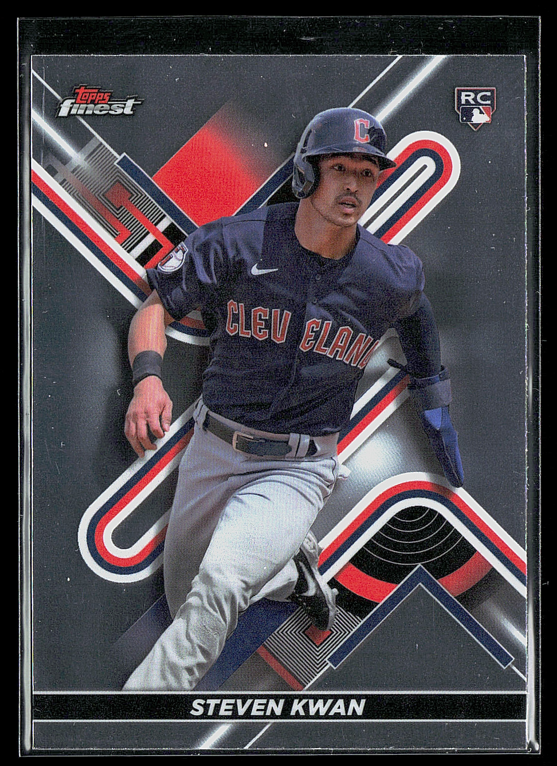 2022 Topps Finest Steven Kwan #30 Base Rookie (RC)