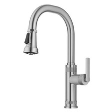 Kraus Allyn Industrial Pull-Down Single Handle Kitchen Faucet