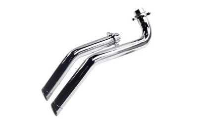 Nice Tone Chrome Drag Pipe for Honda Shadow VT600, Shadow VLX600 88-07 W/ Tips,