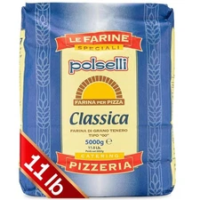 POLSELLI Classica, Tipo "00" Double Zero Flour Extra Fine 11 lbs 5 kg Neapolitan