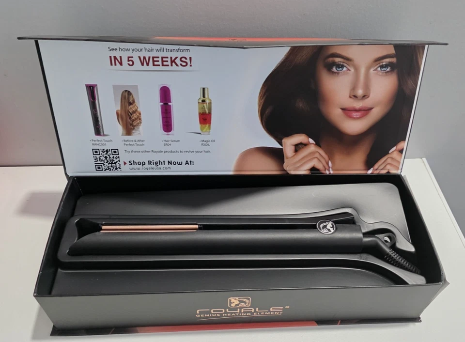 ROYALE GLADIATOR GENIUS ELEMENTO CALEFACTOR TECNOLOGÍA REVIVAL DEL CABELLO PRECIO MVR $600 Foto 2 de 2