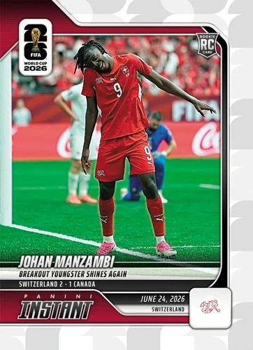 Johan Manzambi 2026 Panini Johan Manzambi #110 Rookie