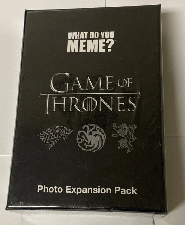  WHAT DO YOU MEME? Game of Thrones Photo Expansion Pack Designed  to be Added to Core Game : Toys & Games