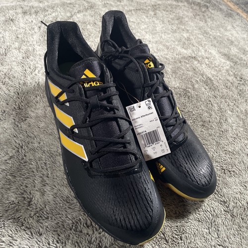 Adidas Adizero Afterburner Shoes Mens sz 13 Metal Cleats H00974