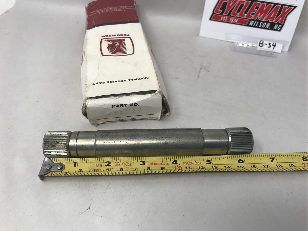 Tecumseh “NOS” Transmission Connector Shaft P/N: 776323 (B-34) | eBay