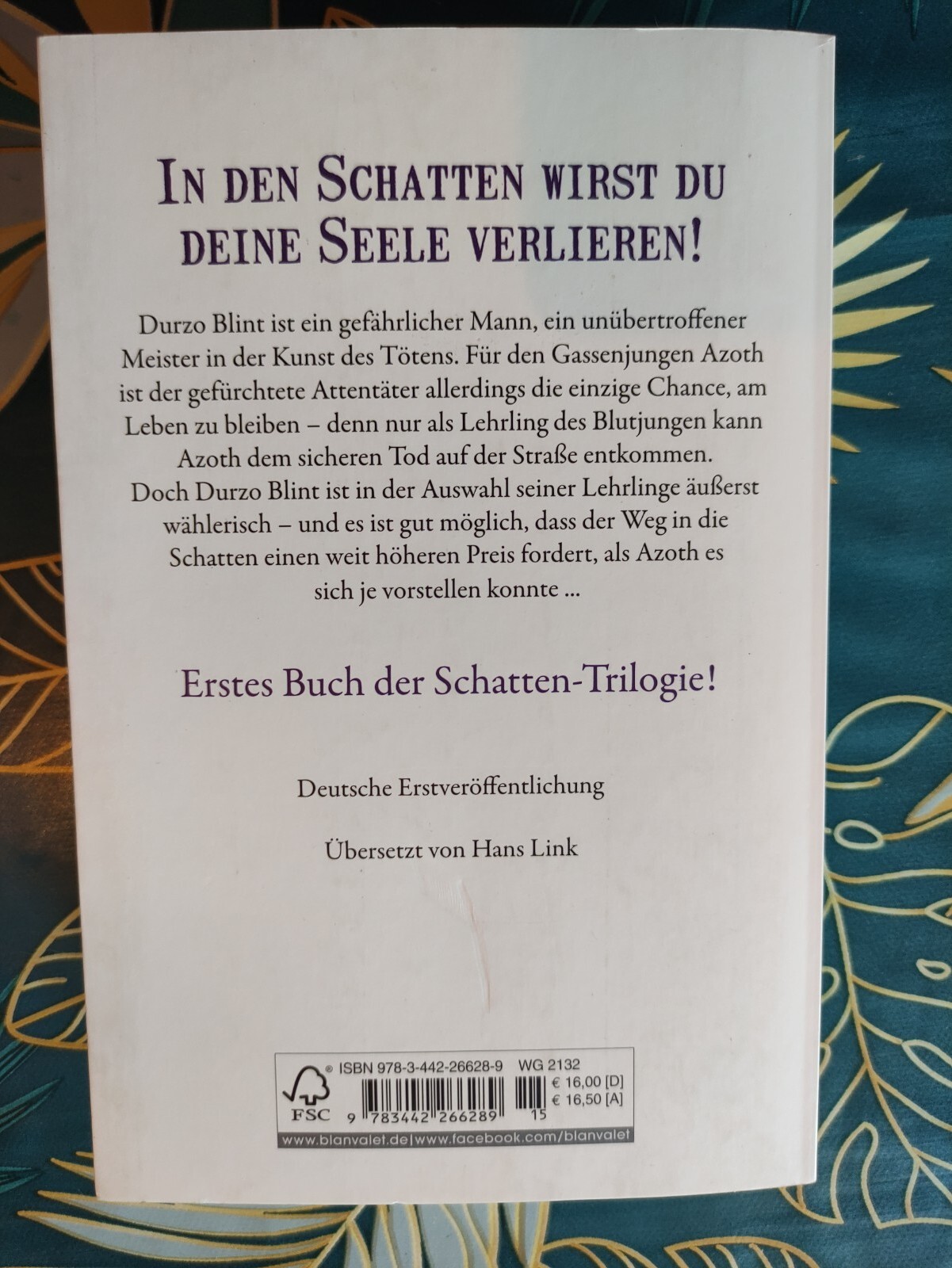 Thumbnail - Der Weg In Die Schatten Von Brent Weeks (2009, Taschenbuch)