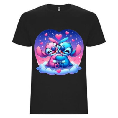 T-Shirt/Damen/Herren/Unisex/Stitch/Angel/Wolke/Liebe/Cool/Geschenk/Lustig/Spruch