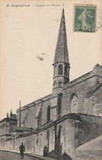 CPA ANIMEE - ANGOULEME - CHAPELLE de L'HOPITAL - N° 41