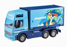 playmobil timber truck with crane