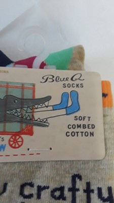 Blue Q Women's Crew Socks Crafty B.....