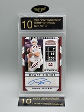 2020 Panini Contenders Miss St Panthers TOMMY STEVENS #221 rookie RC auto LRG 10