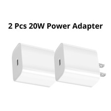 For iPhone17 16 15 Air Samsung Fast Charger 20W Power Adapter USB C Type C Cable