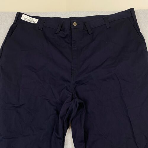 Workrite Mens FR Work Pants 48x31 Blue Hivis Strap Flame Resistant CAT2 2112 NEW - Picture 4 of 9