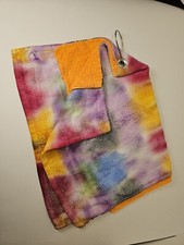 Large Tye-dye Multi Colored Disc Golf Bag Towel