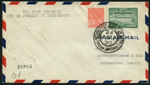 Gestempelte Zeppelinpost für Sammler