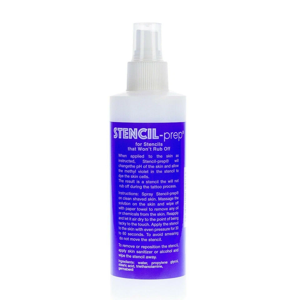 InkJet Stencil Prep Spray 8oz-Smudge-Proof Stencil Transfer Formula