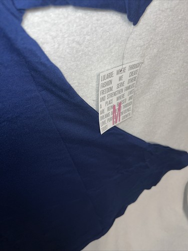 Unicorno Lularoe Medium Perfect T/12-18 blu scuro massiccio M nuovo unicorno completo 14 - Foto 13 di 13