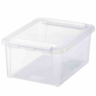 Clipbox transparent 14l Box Boxen Aufbewahrung Möbel wohnen Haushalt Ordnung NEU