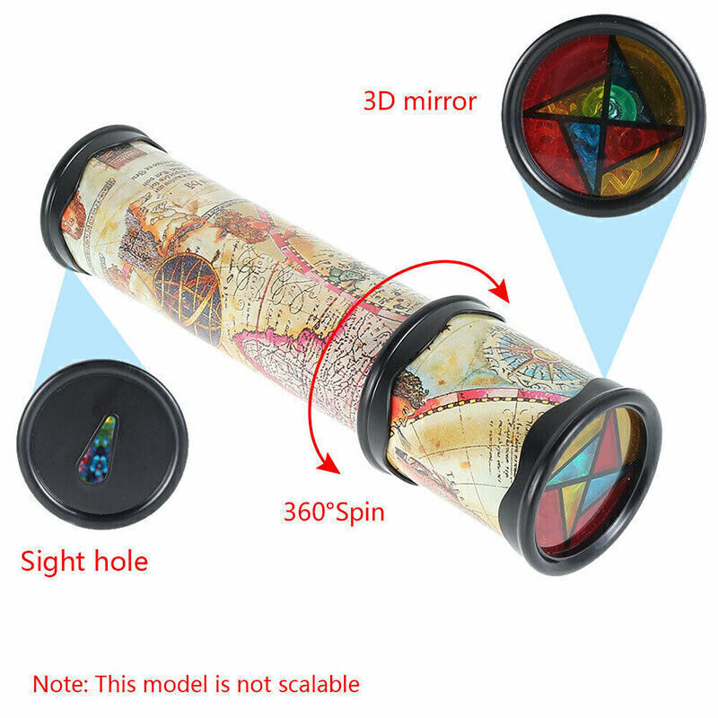 3D Kaleidoskop Magie Klassisches Kinderspielzeug Kinder Pädagogische Spielzeug