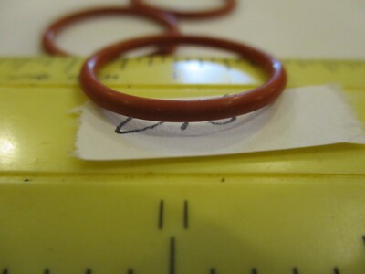 2x 034 Silicone O-Rings – 70 Durometer, 2-1/8" ID X 2-1/4" OD X 1/16" Thick (American Made)
