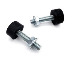 Pair Hood Bumpers Adjusters For 1964-1966 Chevelle El Camino Gto