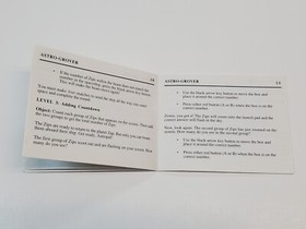 Sesame Street 123 Authentic Original NES Nintendo Manual Only *