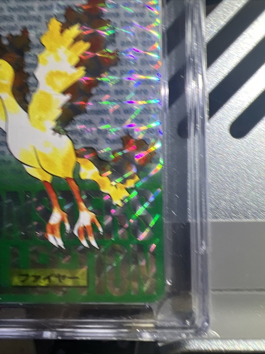 🔥🔥CGC 9 Pokemon Moltres No.146 Holo Prism Green Japanese
