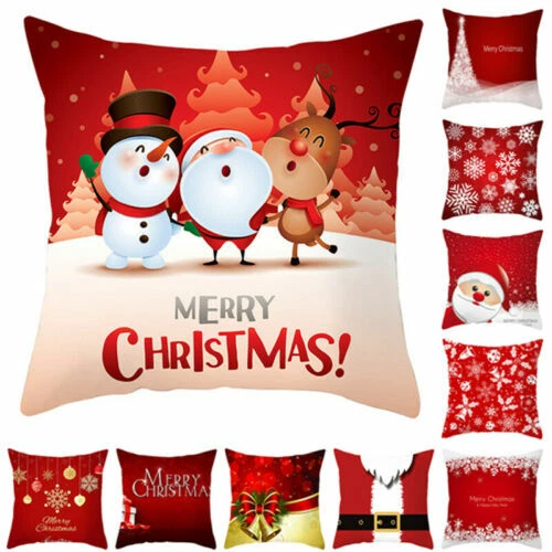 Red Decorative Cushion Covers