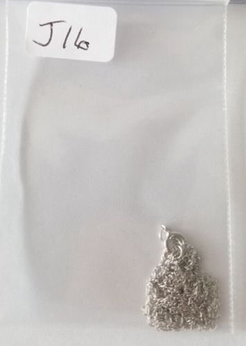 14K White Gold Fine Chain 18 Inch - Picture 4 of 4