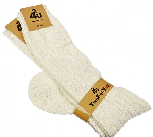 Trachten Kniestrümpfe 2 Paar - 100% Baumwolle Für Damen & Herren