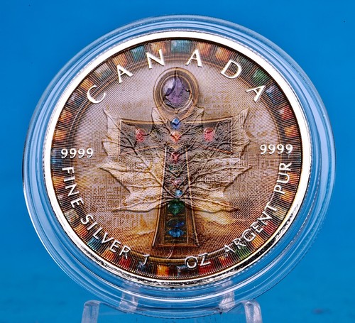 2025 Canada Farbmünze Ancient Egypt Ankh (3.) 1 OZ SILBER - COLOR EDITION - Afbeelding 9 van 13