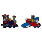 Walt Disney World Travel Company Donald Duck Riding Train & Daisy Duck In Plane