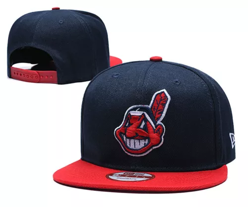 Cappelli Cleveland Indians berretto a scatto nuovo regolabile logo ricamato berretto baseball - Foto 3 di 13
