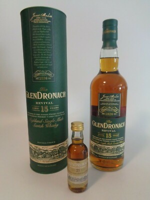 Glendronach 15/21 Jahre  Single Malt Scotch Whisky 700/50 ml, 46/48%, OVP 