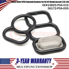 Upper+Lower Spool Valve VTEC Solenoid Gaskets For Honda Accord 94-02 2.3L 3.0L