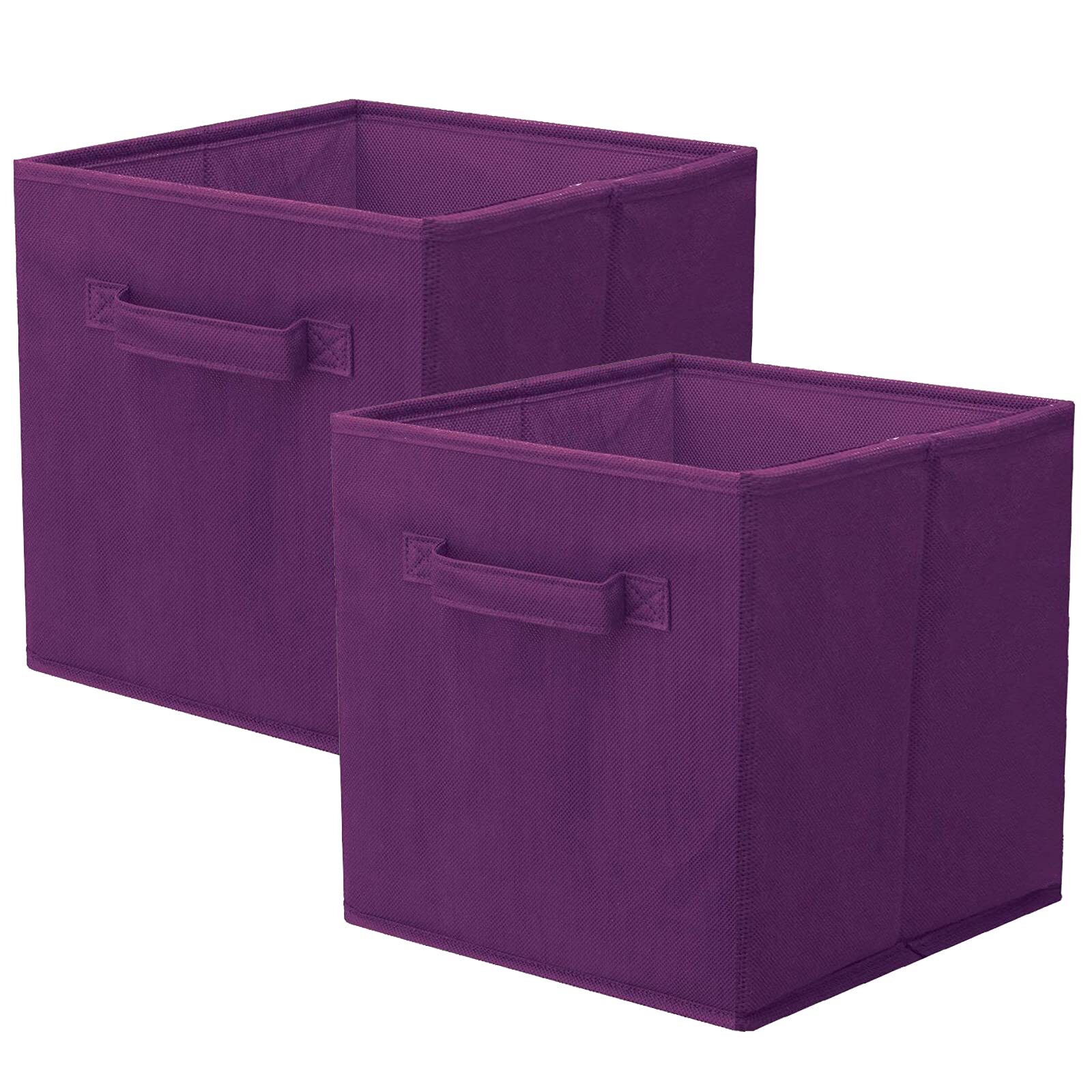Storage Bins, Foldable Fabric Storage Cubes And Cloth Storage Organizer Drawe...