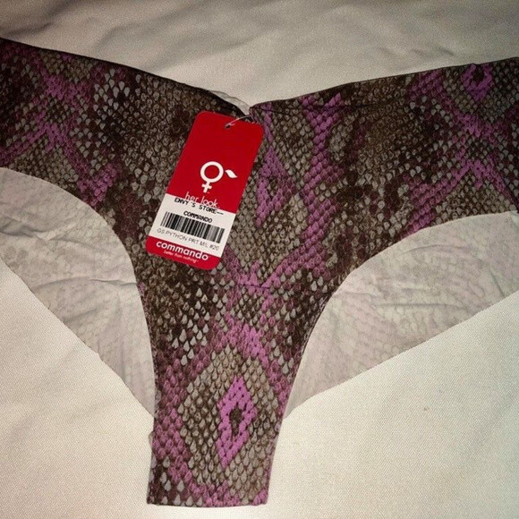 Commando GS Classic PrintGirlShort Panty PYTHON PRINT Size M/L #20