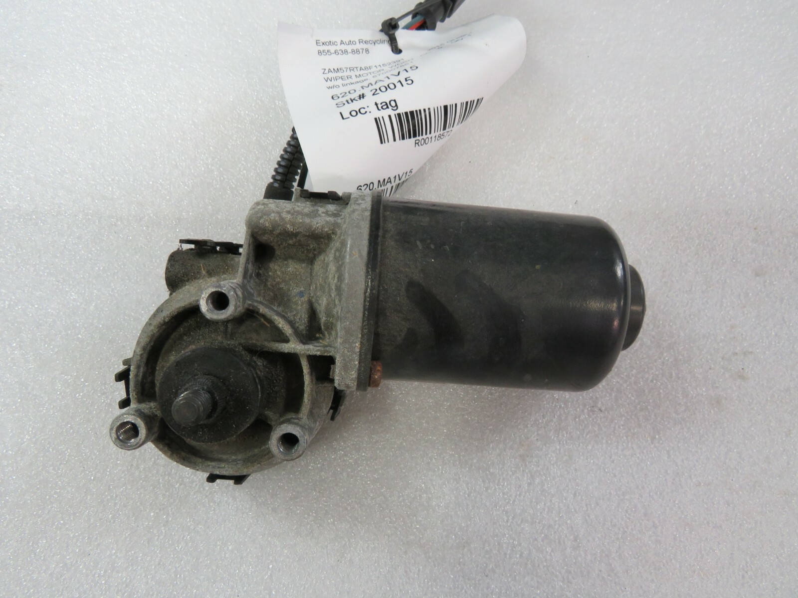 Maserati Ghibli, Windshield Wiper Motor w/o Linkage, Used, P/N 670007561