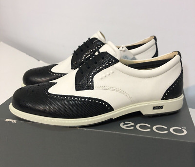 ECCO Women's Classic Golf Hybrid Shoes Black White Sz 9-9.5, EUR 40