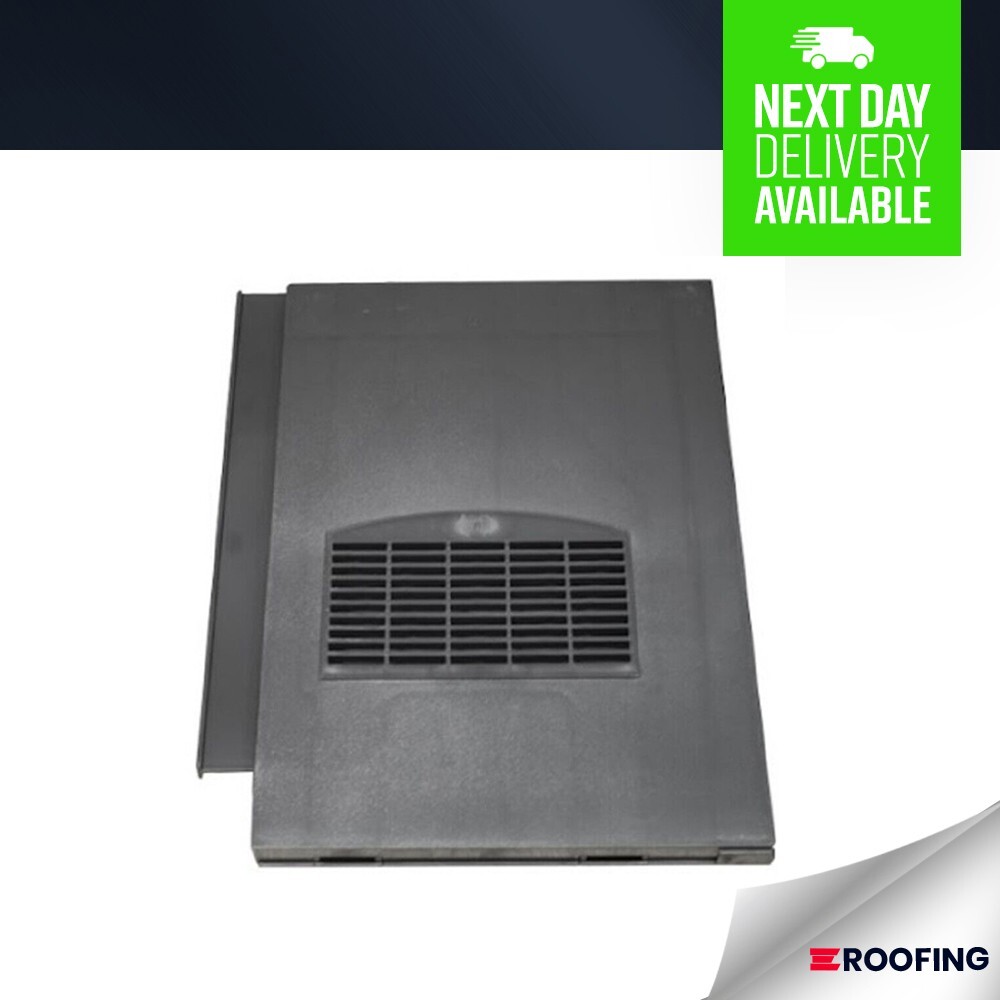 TLE Roof Vent Tile Inline Range With Built In Downpipe - GREY