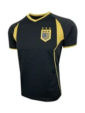 USA Training Jersey Black  For Kids And Adults, Soccer Jersey