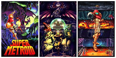 Super Metroid SNES Premium POSTER MADE IN USA - METSET1 | eBay
