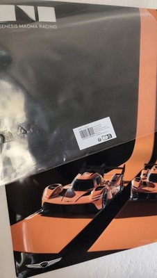 Genesis Magma Racing Tin Metal Sign GMR-001 24h Le Mans WEC IMSA