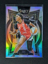 2025 WNBA Select Dana Evans #1 Concourse Silver Prizm Parallel SP Las Vegas Aces