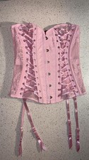 NWT Adore Me Pink Unlined Boned Corset Size M