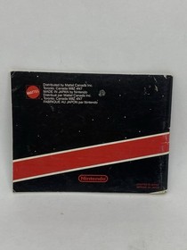 Duck Hunt and Super Mario Bros NES Manual Only Nintendo NES-MH-CAN Authentic